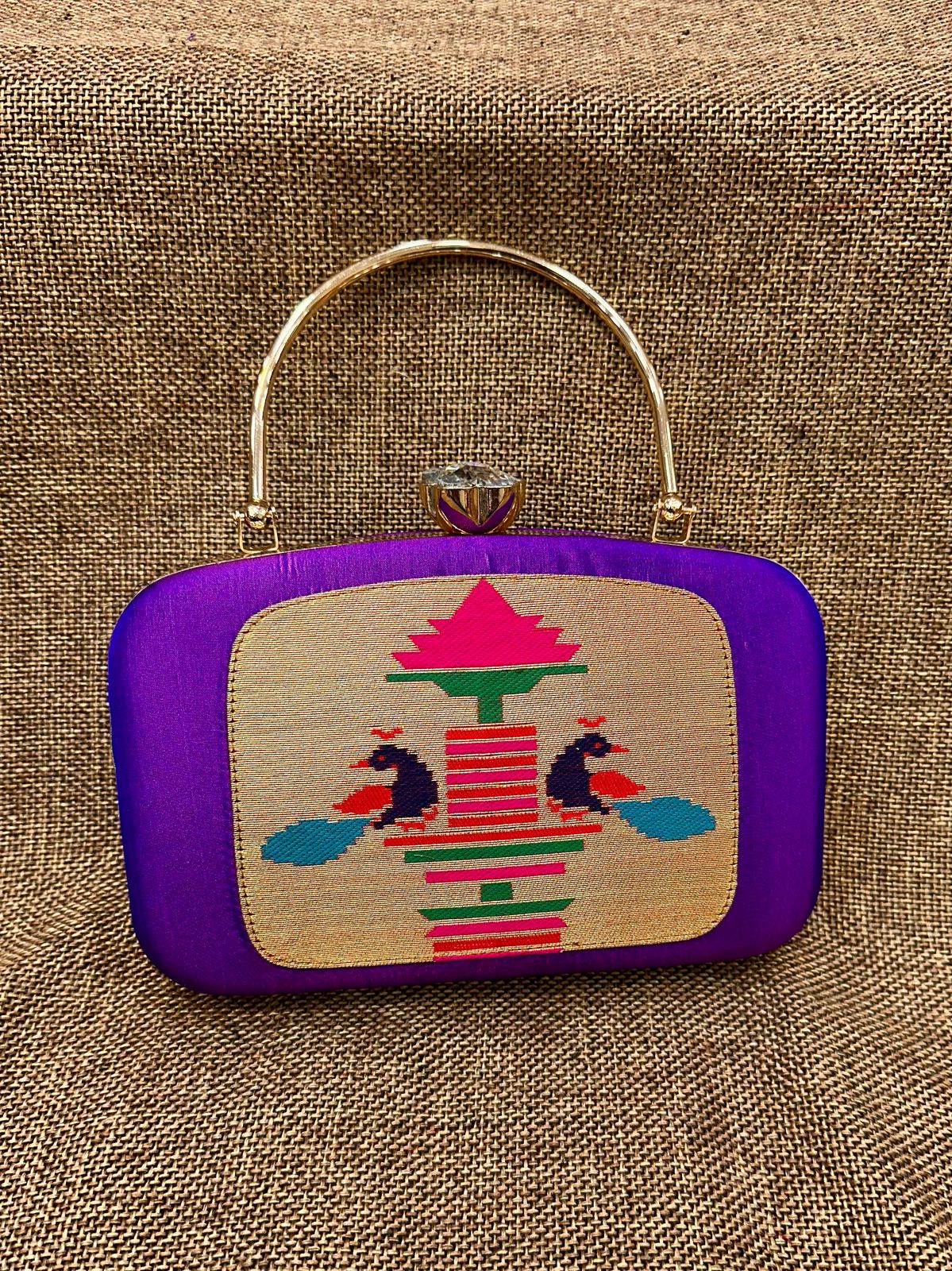 Paithani Clutch
