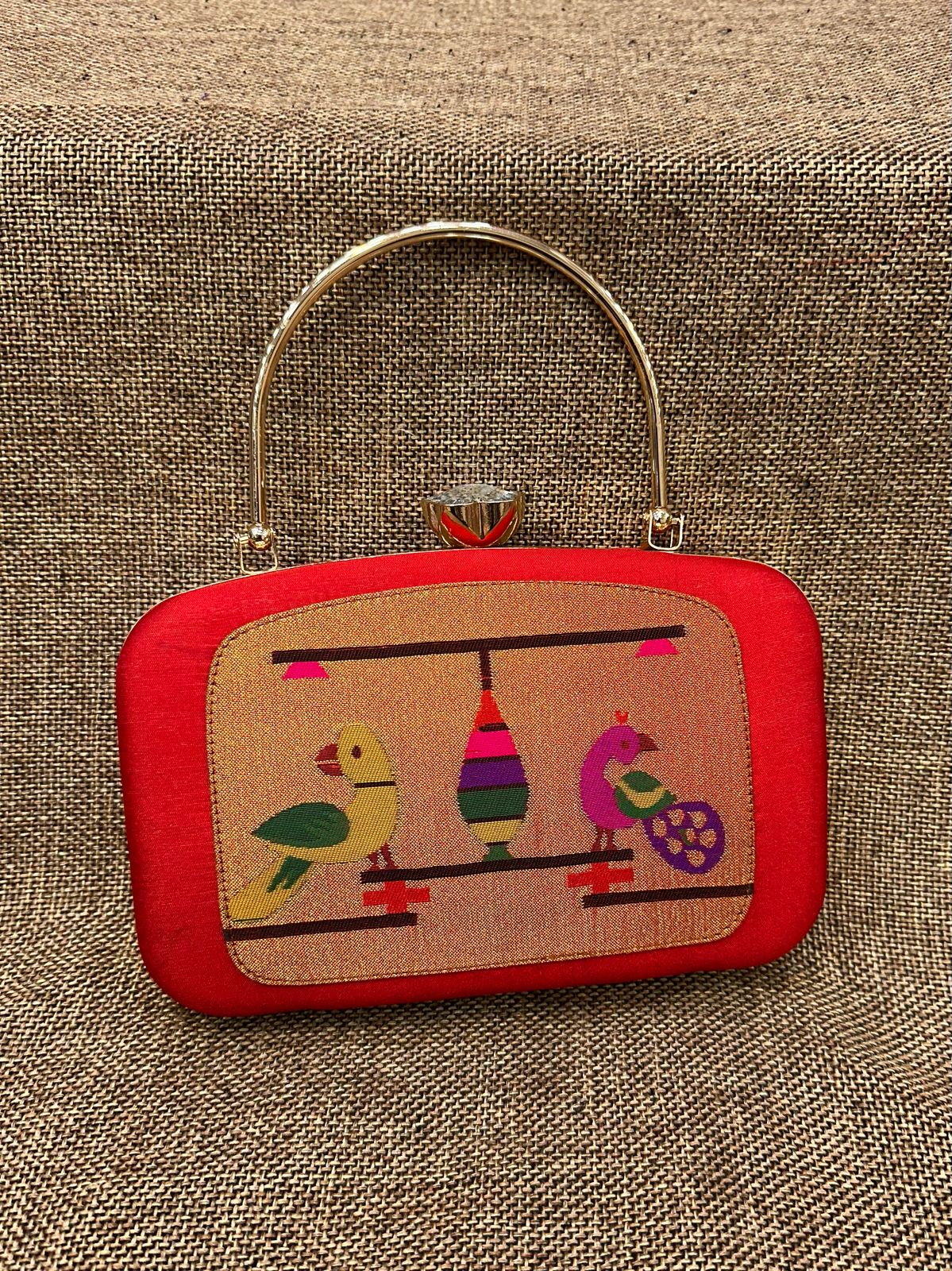 Paithani Clutch
