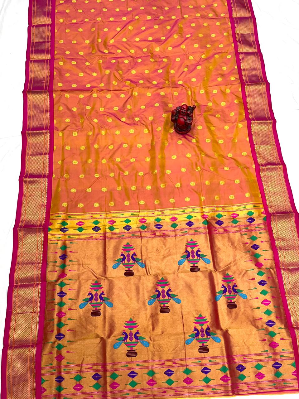 Kadiyal Double Pallu Paithani