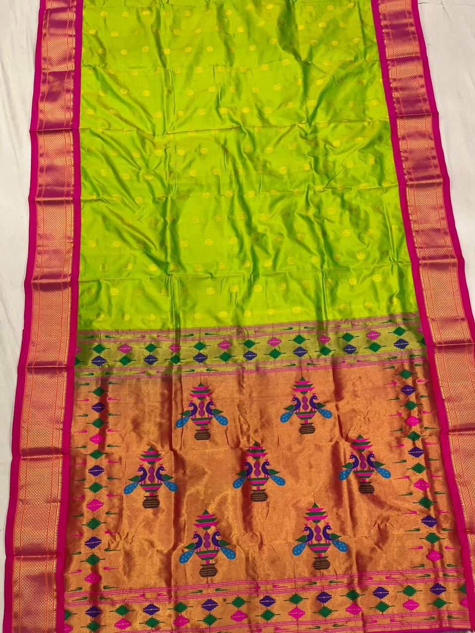 Kadiyal Double Pallu Paithani