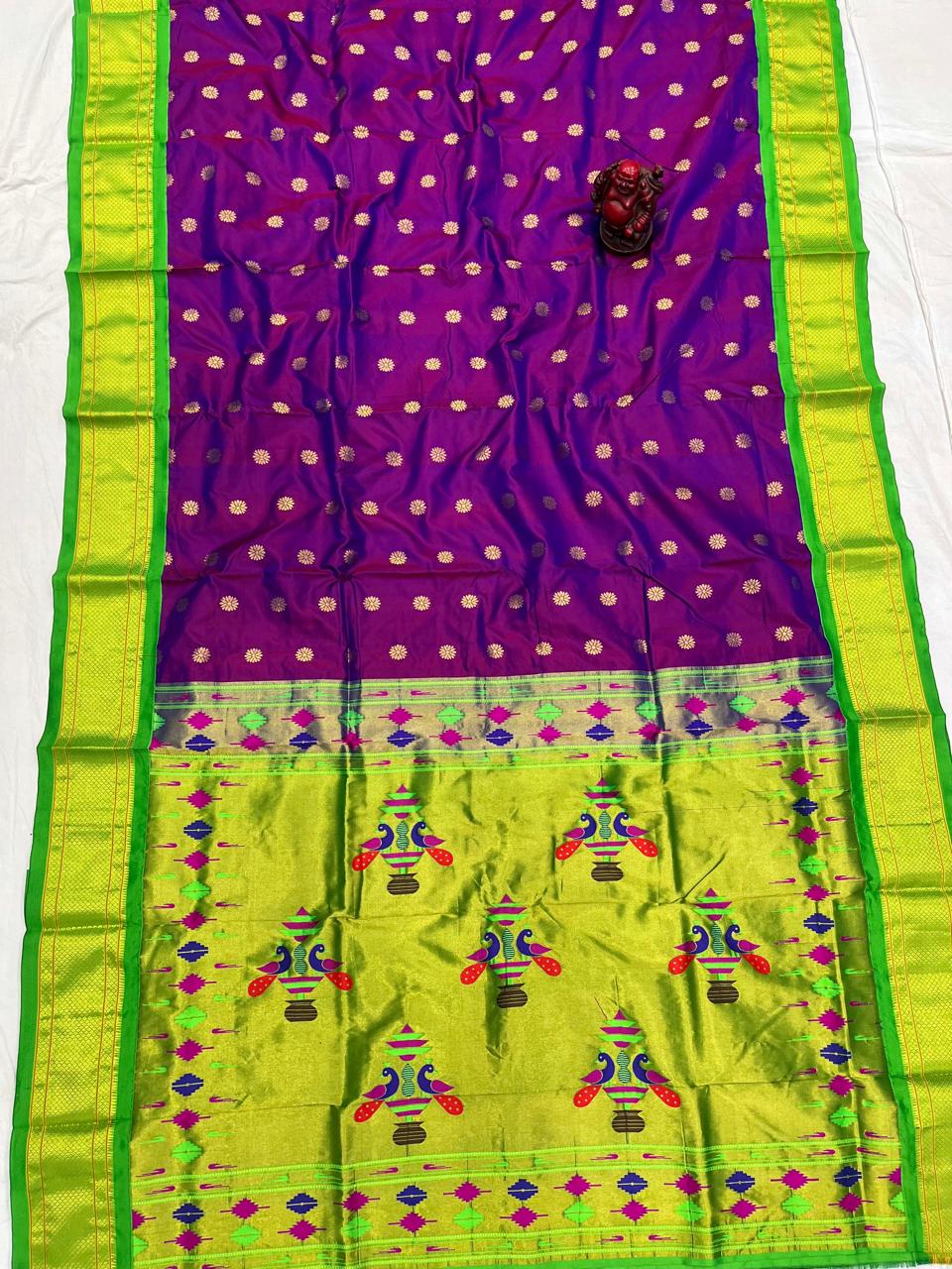 Kadiyal Double Pallu Paithani
