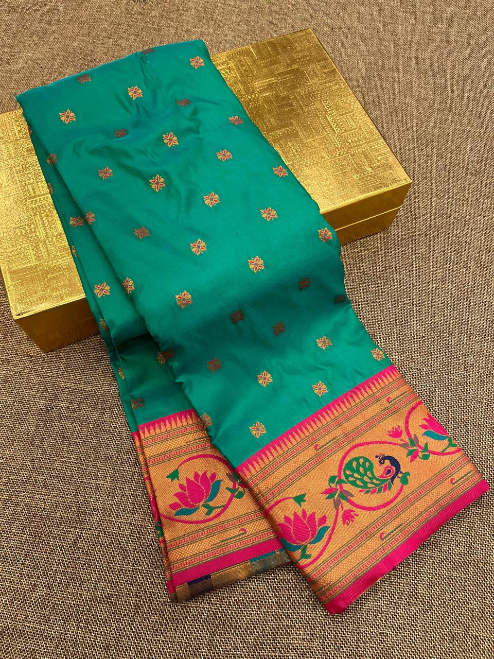 Sunflower Paithani Saree