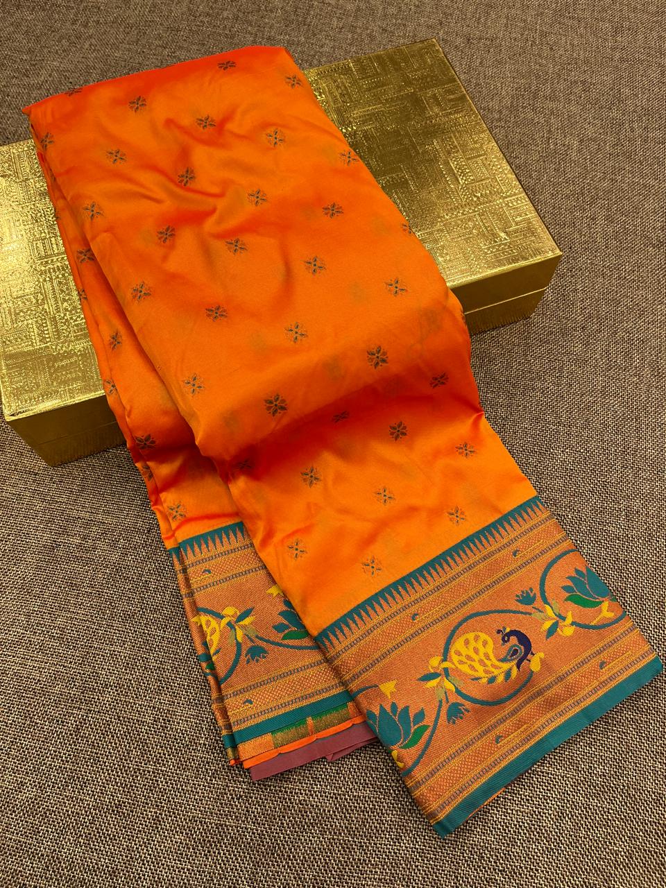 Sunflower Paithani Saree