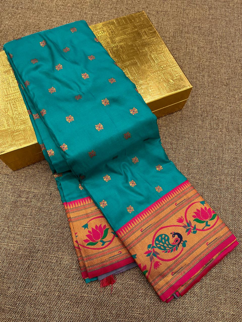 Sunflower Paithani Saree