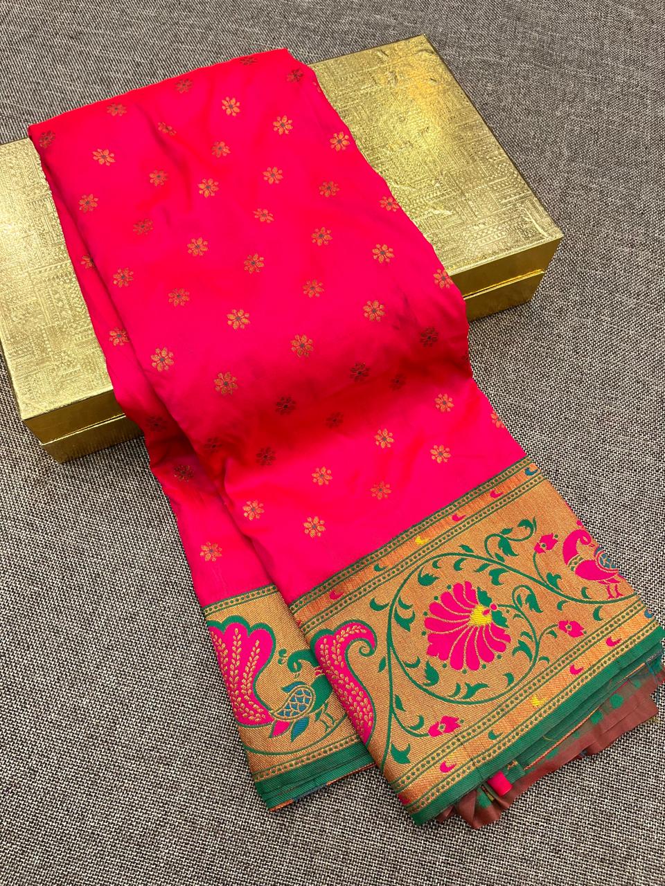 Sunflower Paithani Saree