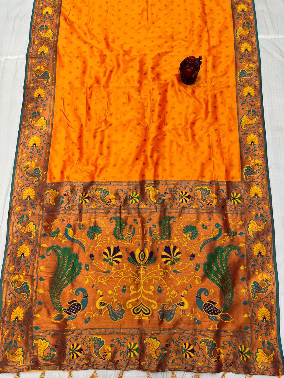 Sunflower Paithani Saree