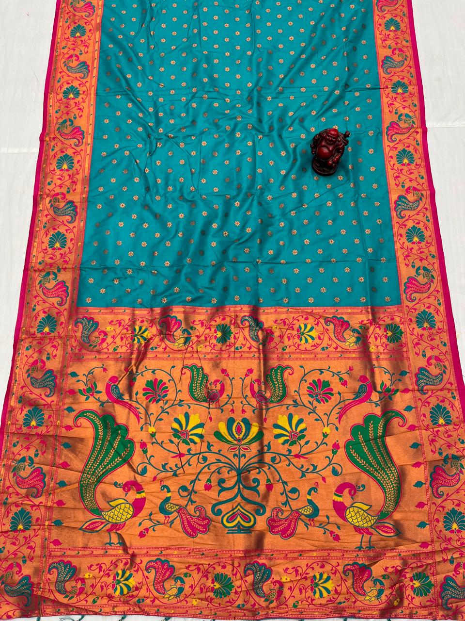 Sunflower Paithani Saree