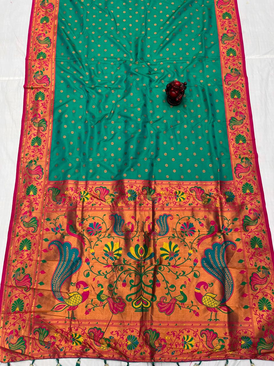 Sunflower Paithani Saree