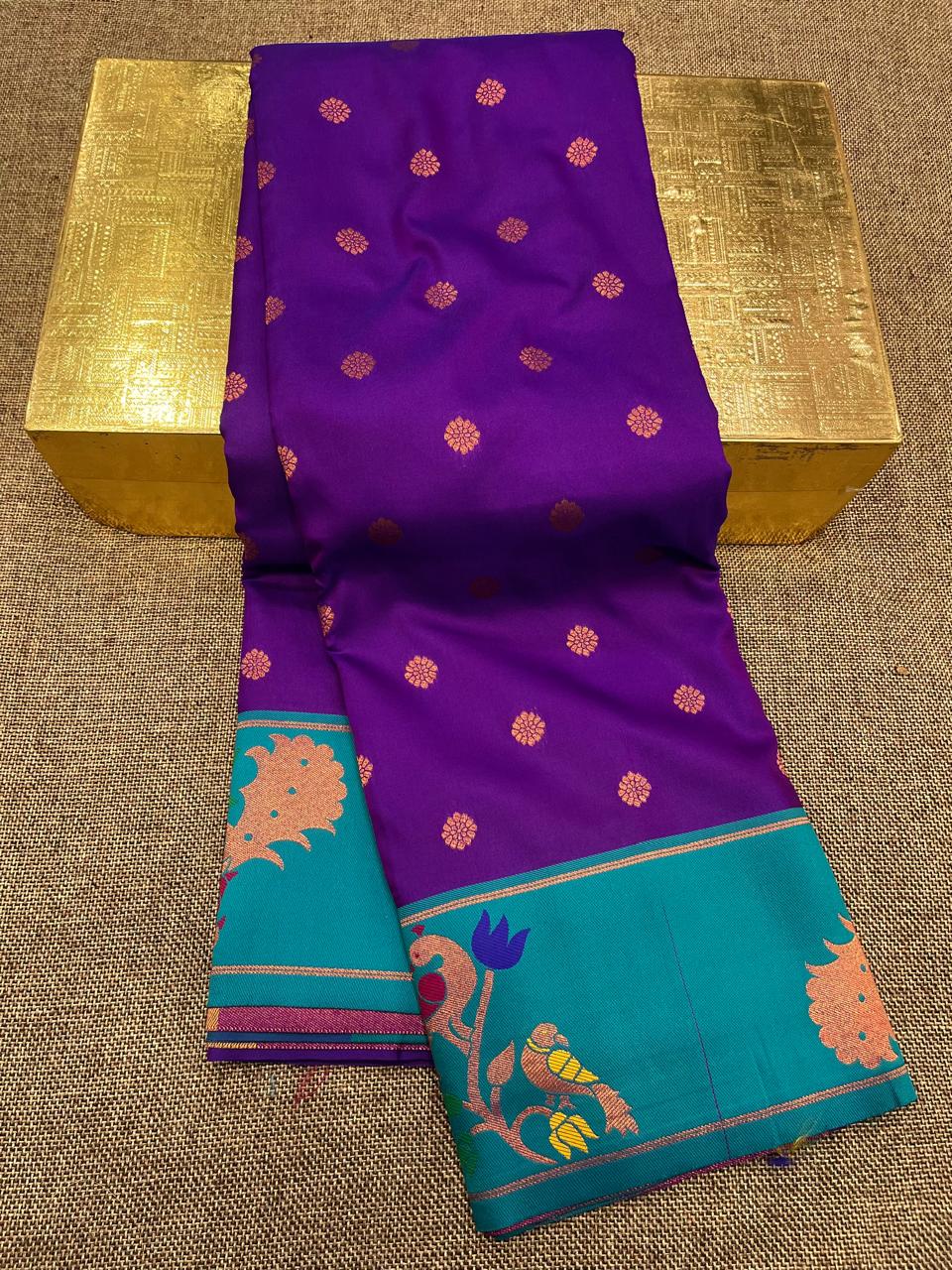 Peacock Border Paithani Saree