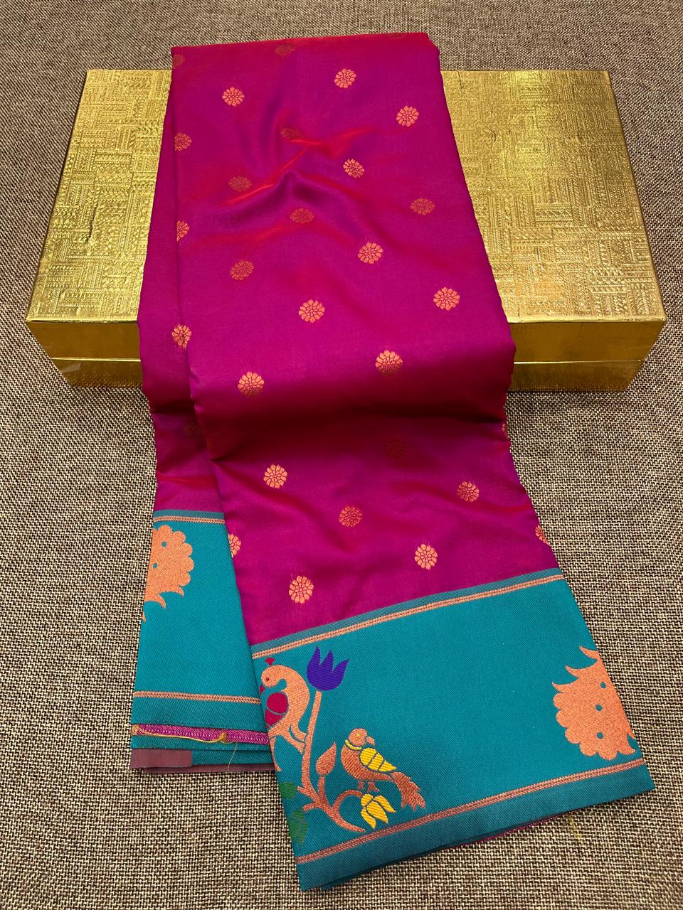 Peacock Border Paithani Saree