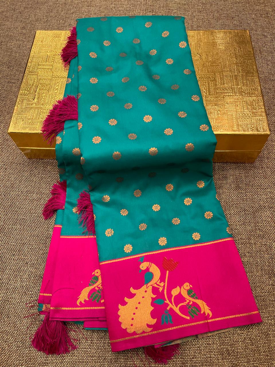 Peacock Border Paithani Saree