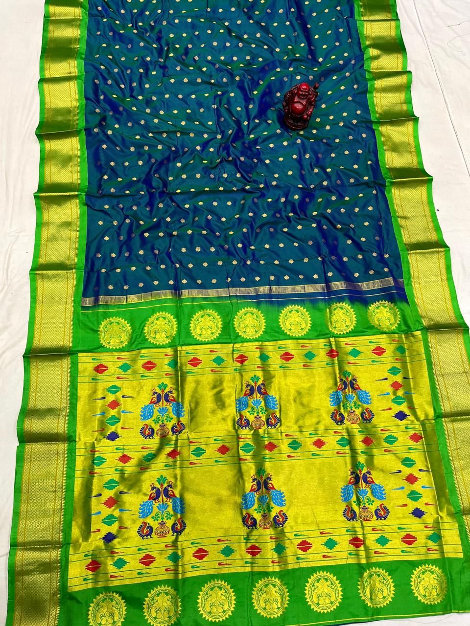 Kalanjali Pure Silk Paithani Saree