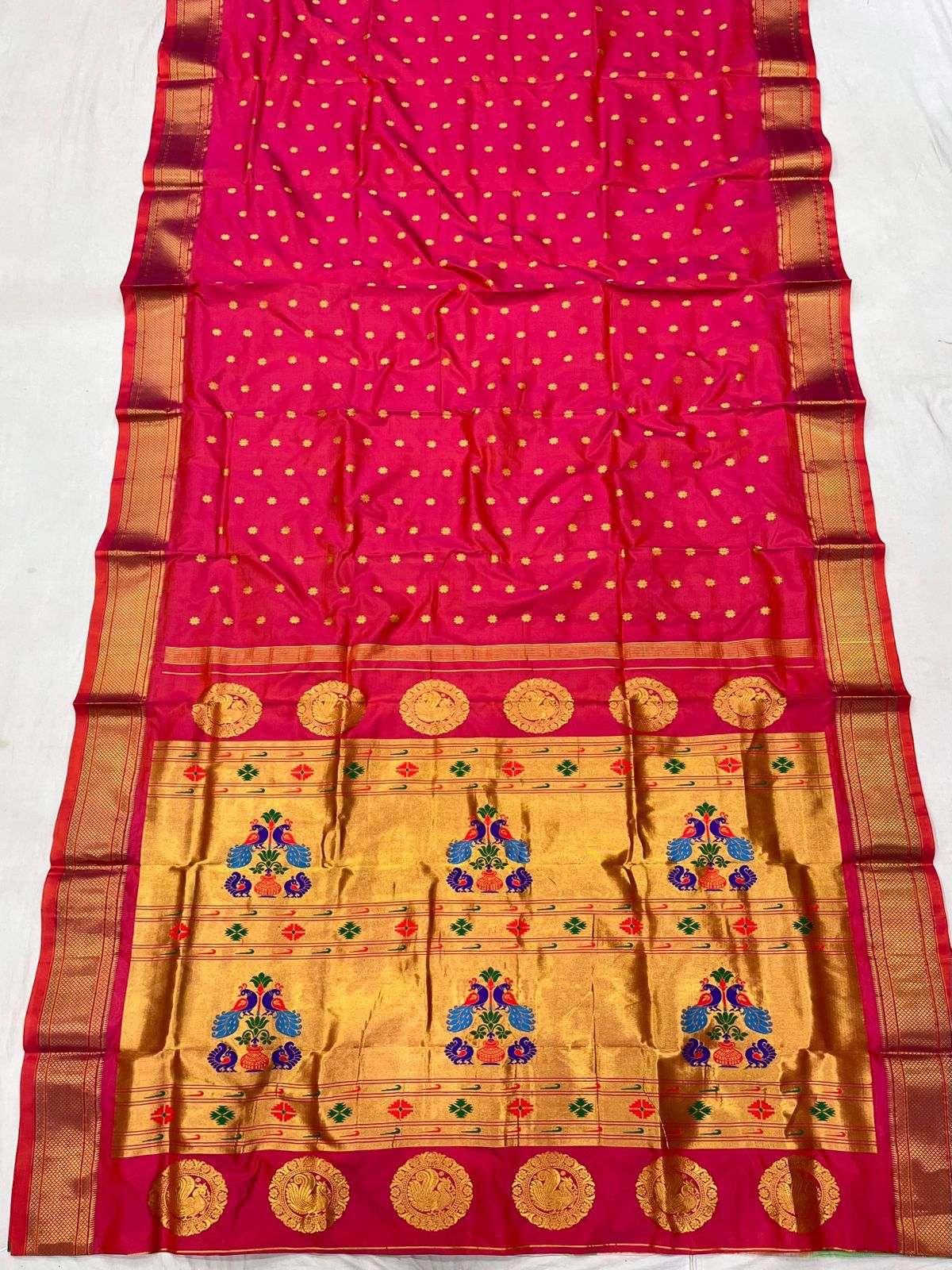 Kalanjali Pure Silk Paithani Saree