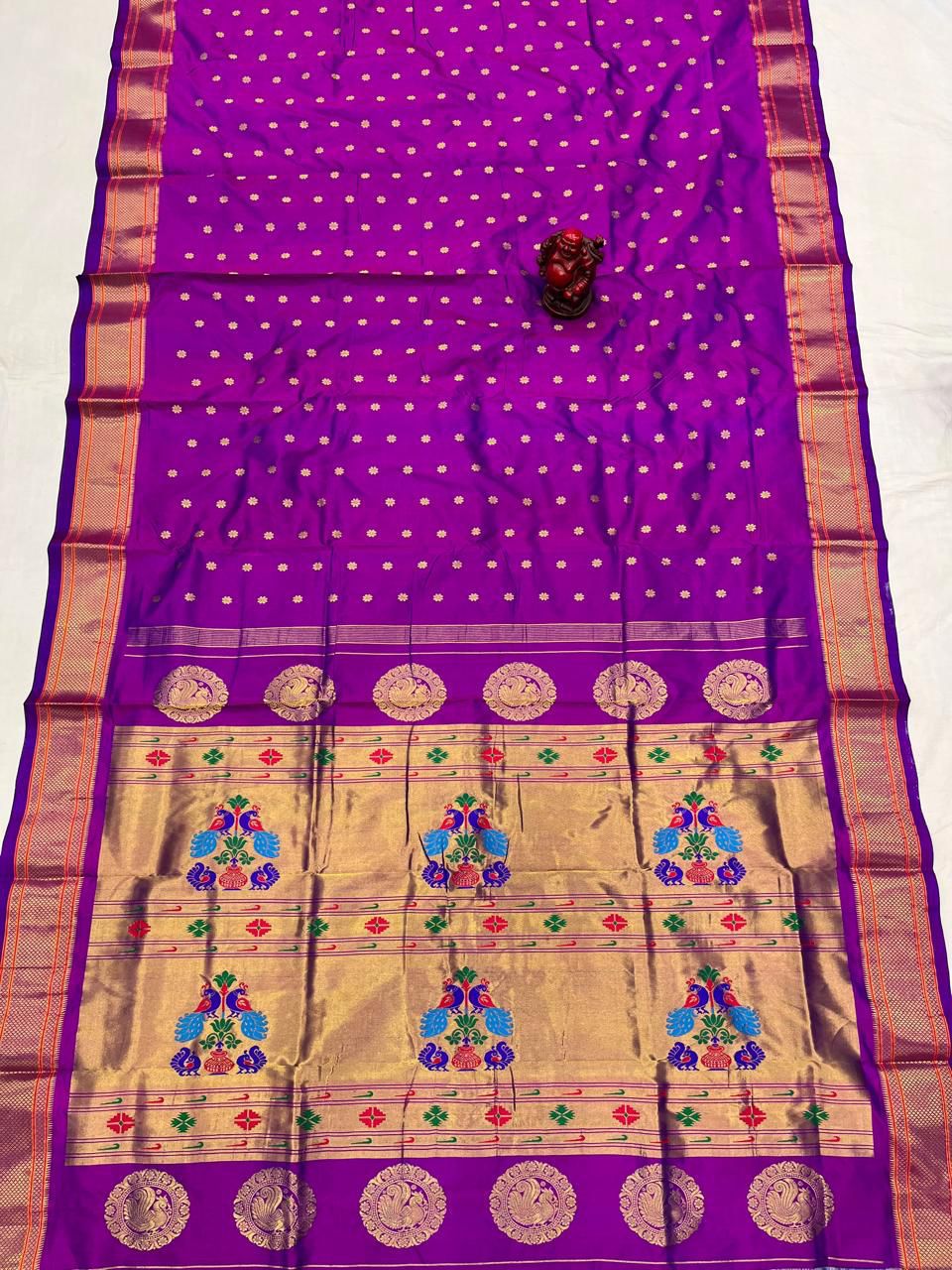 Kalanjali Pure Silk Paithani Saree