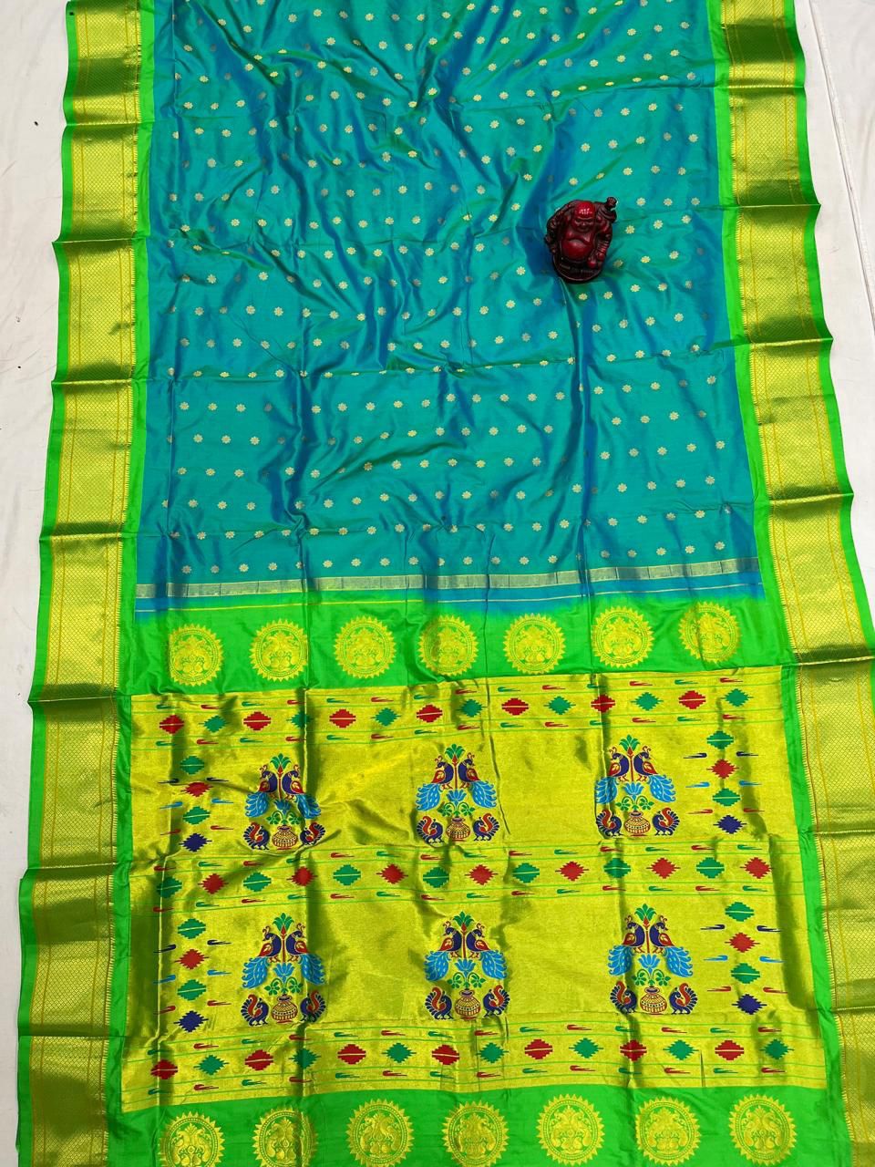 Kalanjali Pure Silk Paithani Saree