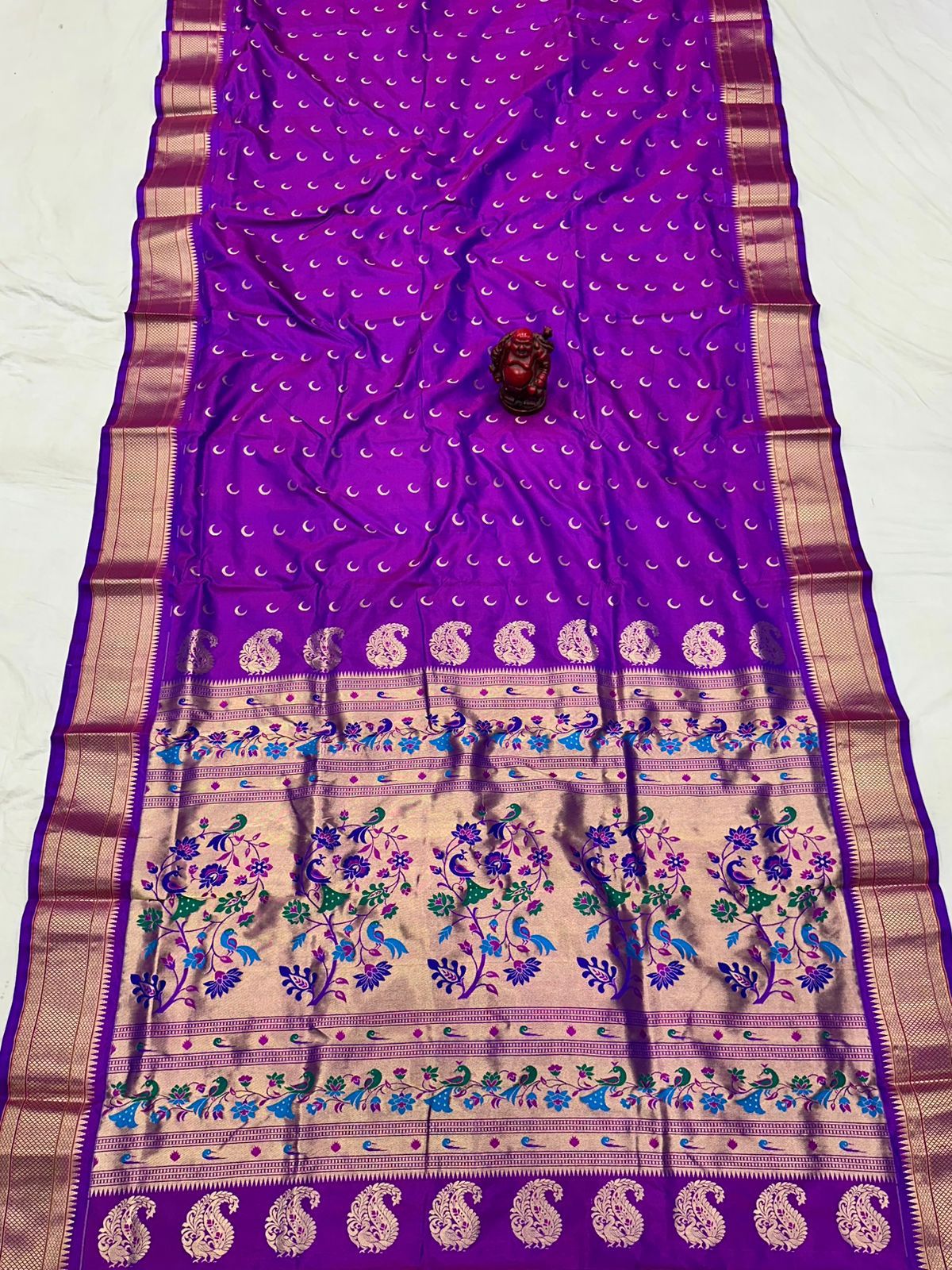 Kalanjali Pure Silk Paithani Saree