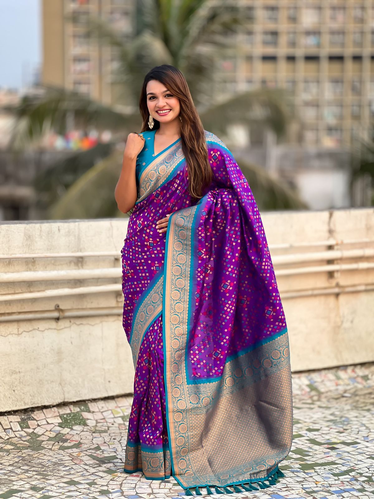 ZARI IKKAT PATOLA SAREES
