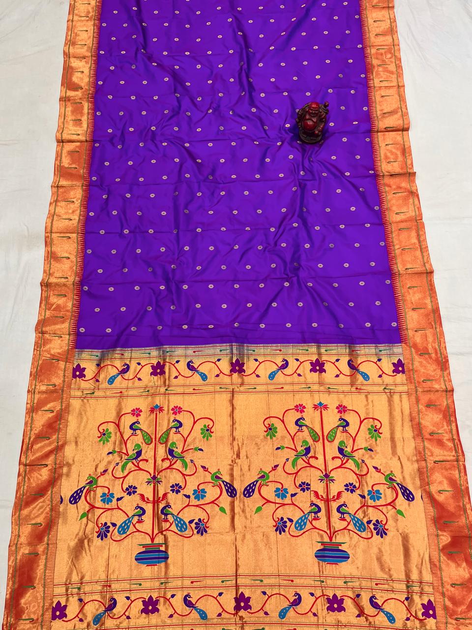Muniya paithani Saree