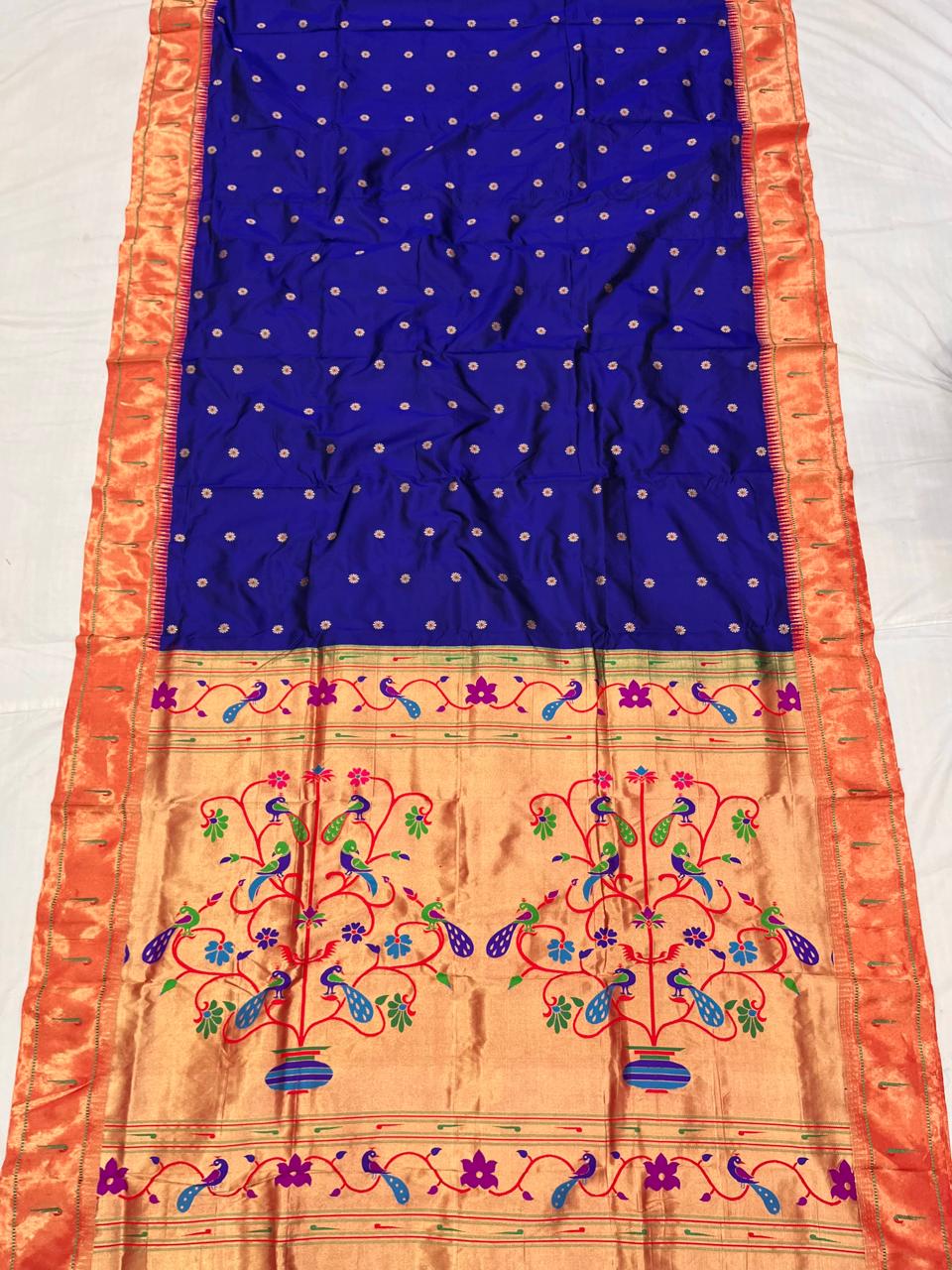 Muniya paithani Saree