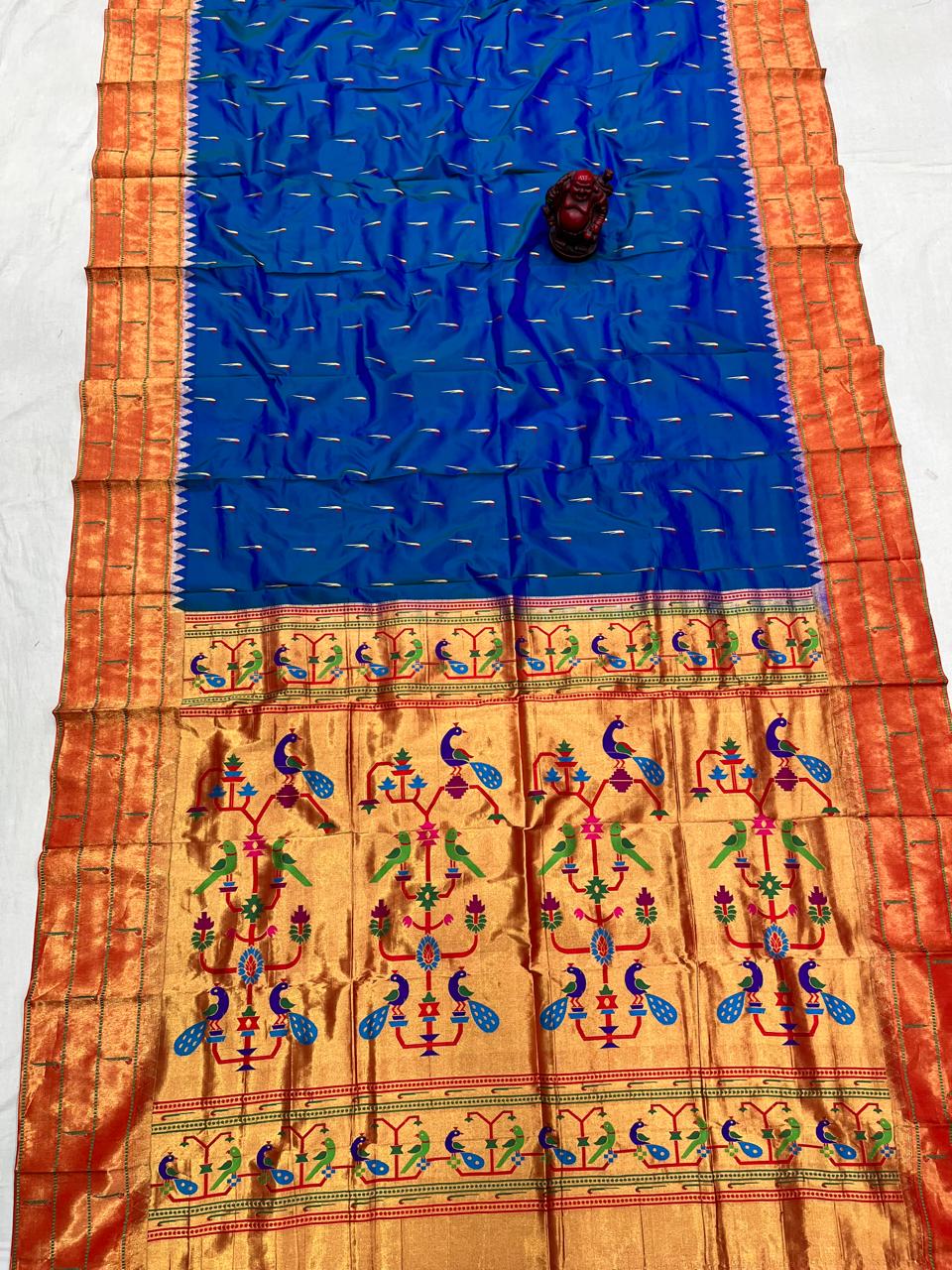 Muniya paithani Saree