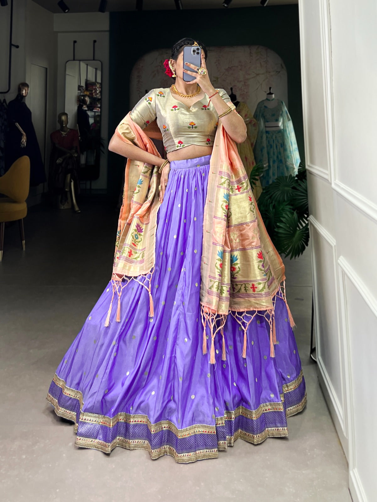 Paithani Lehanga Choli