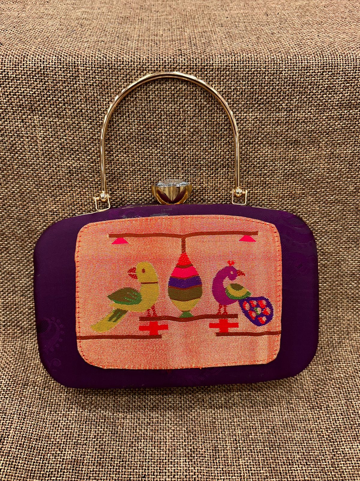 Paithani Clutch