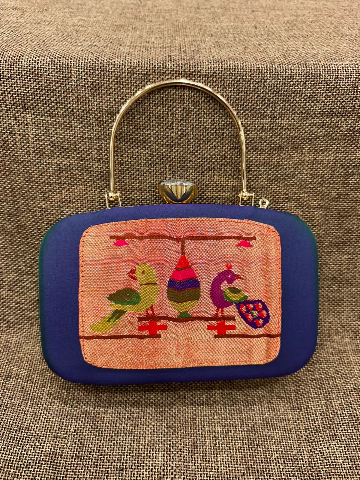 Paithani Clutch