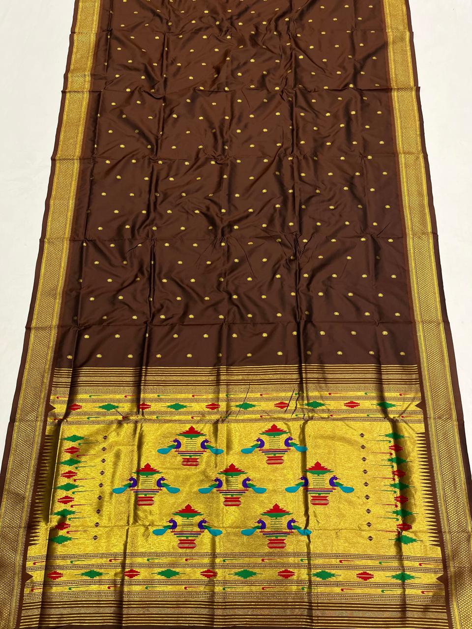 Double Pallu Saree Soft Silk