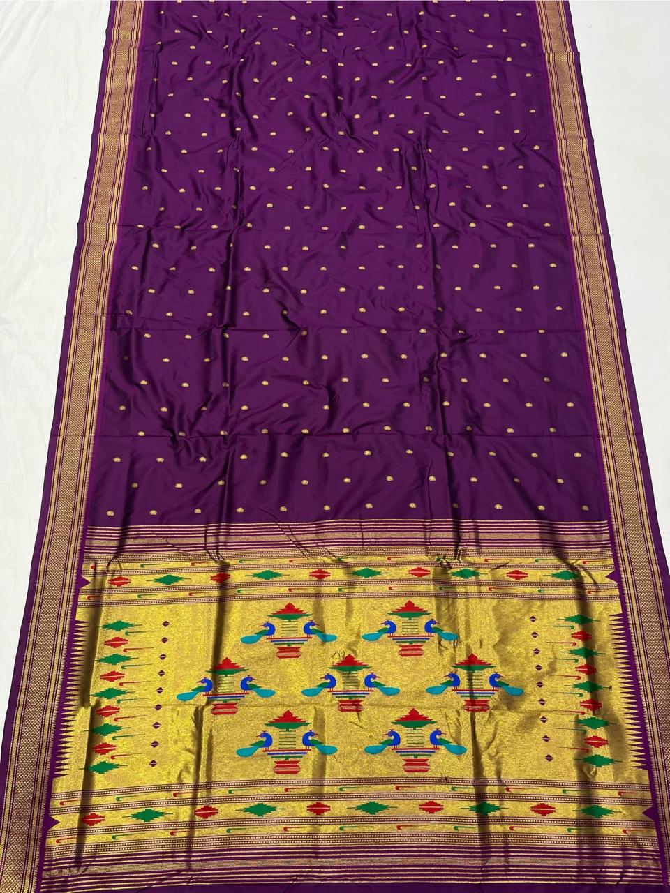Double Pallu Saree Soft Silk