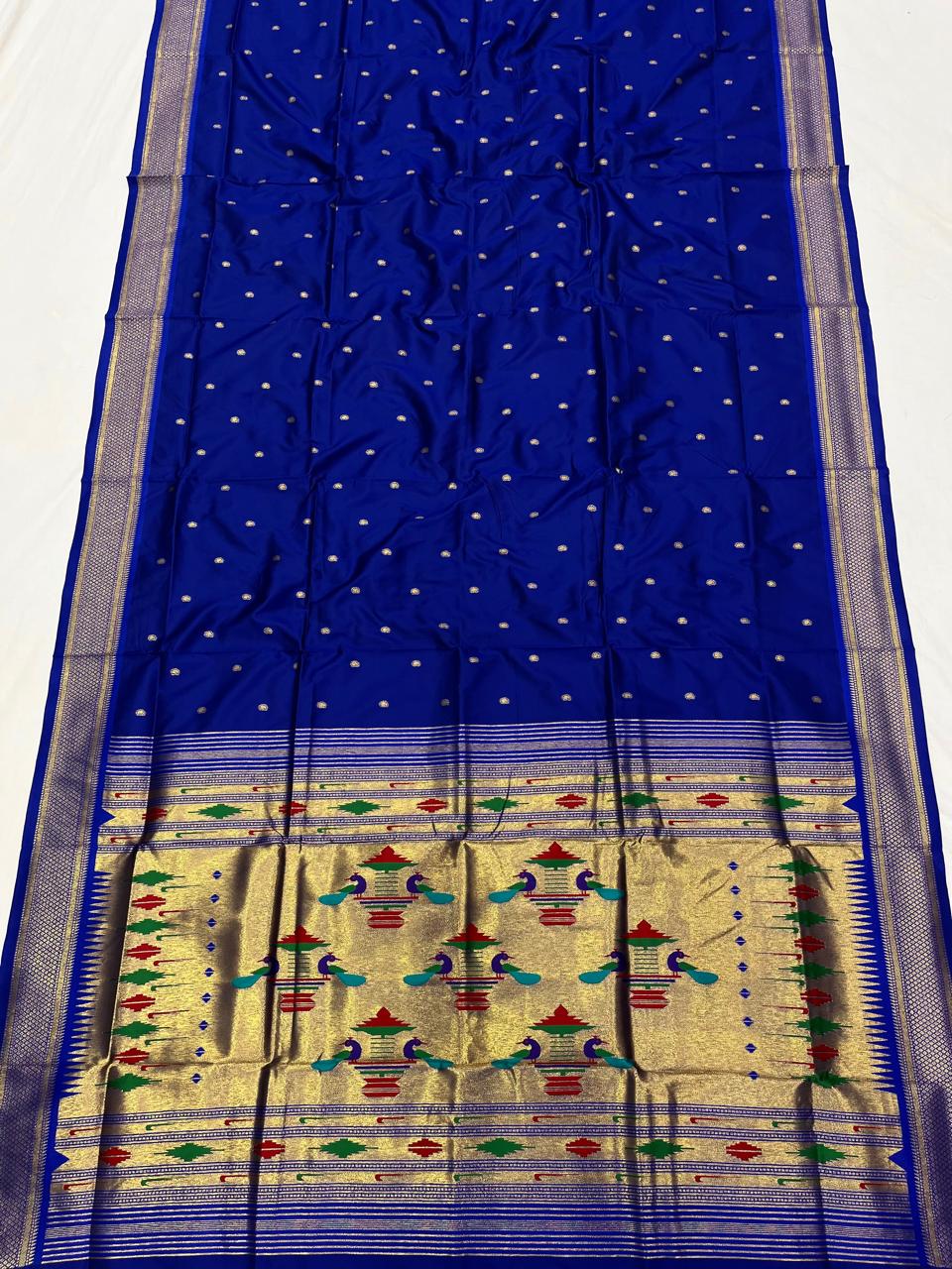 Double Pallu Saree Soft Silk