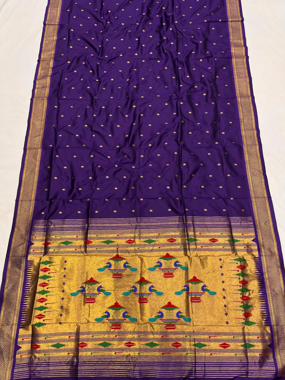 Double Pallu Saree Soft Silk