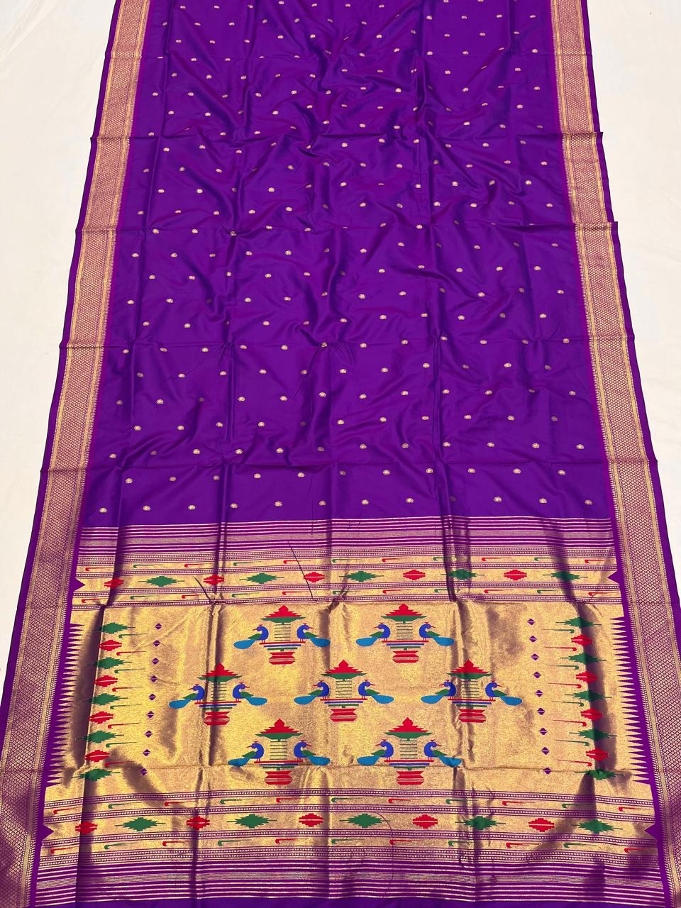 Double Pallu Saree Soft Silk