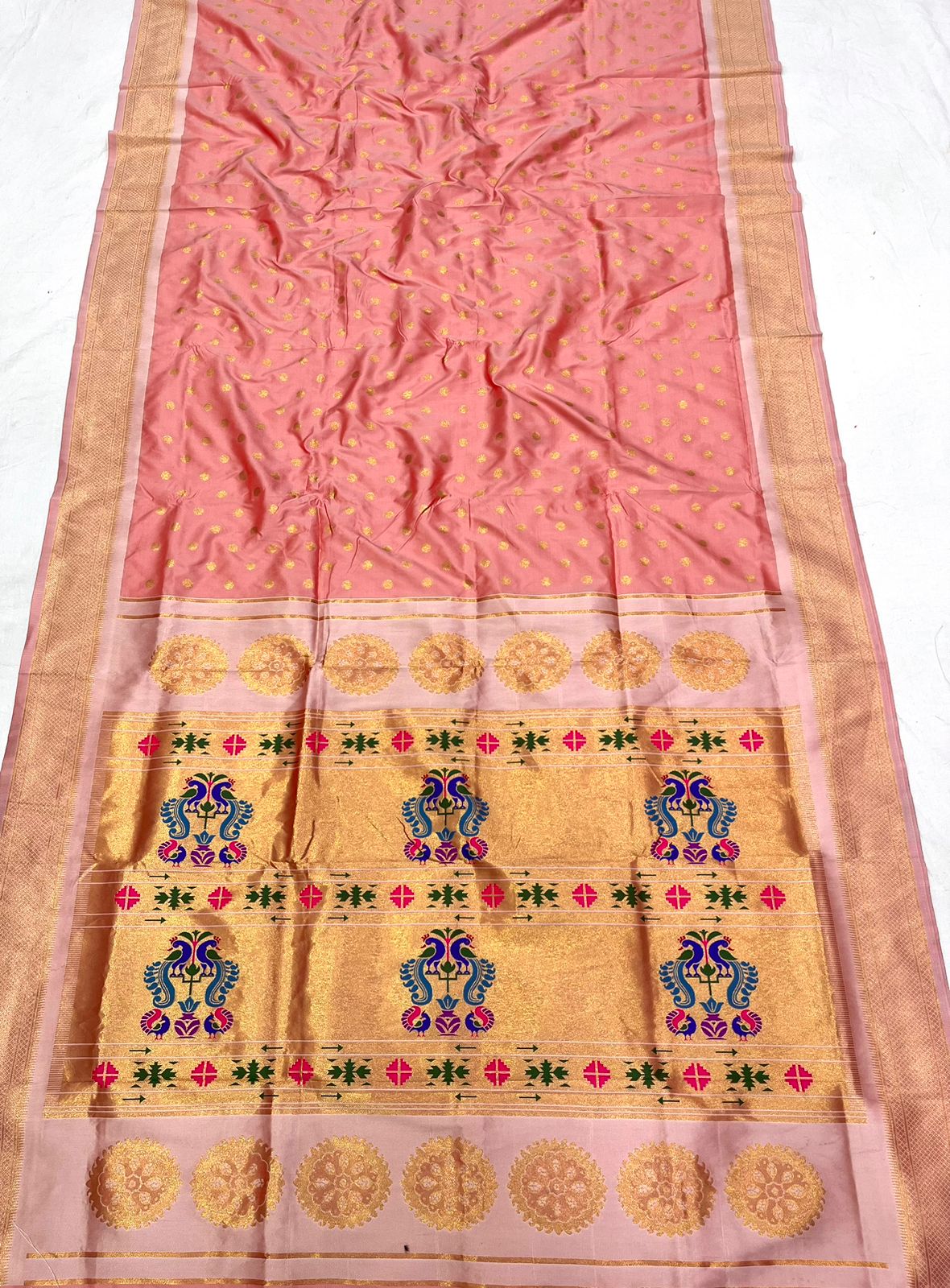 Maharani Paithani Saree Soft Silk