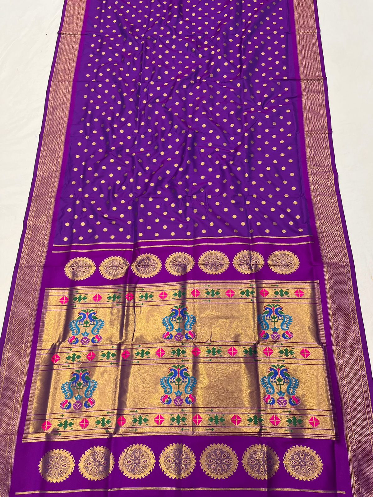 Maharani Paithani Saree Soft Silk