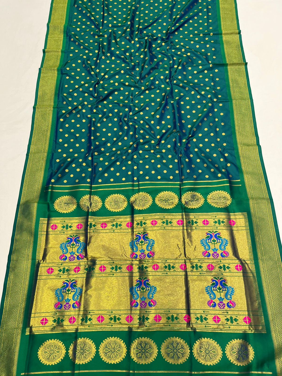 Maharani Paithani Saree Soft Silk