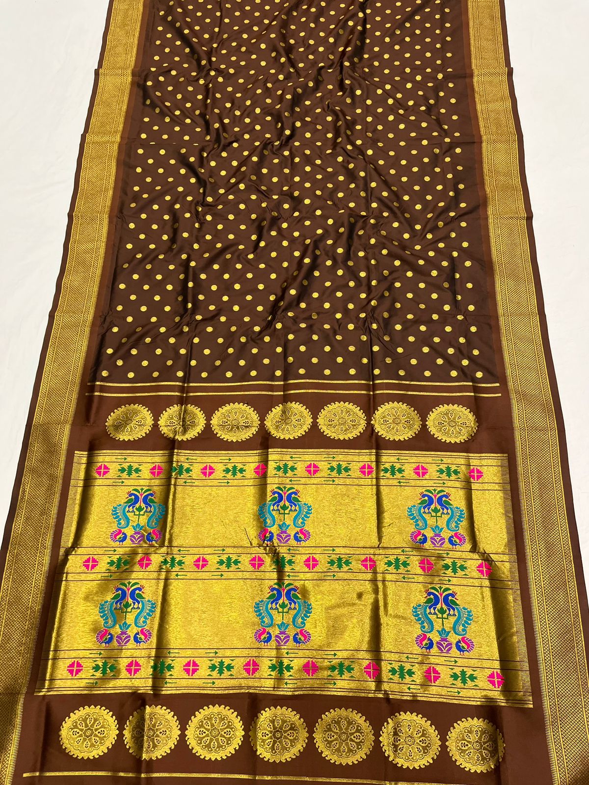 Maharani Paithani Saree Soft Silk