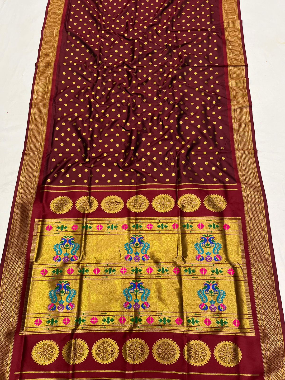 Maharani Paithani Saree Soft Silk