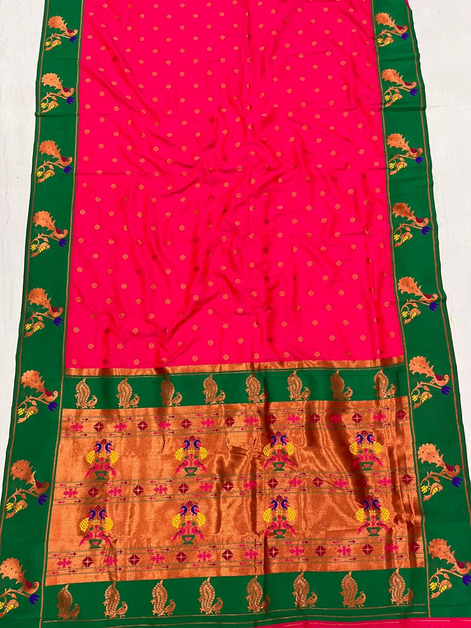 Peacock Border Paithani Saree
