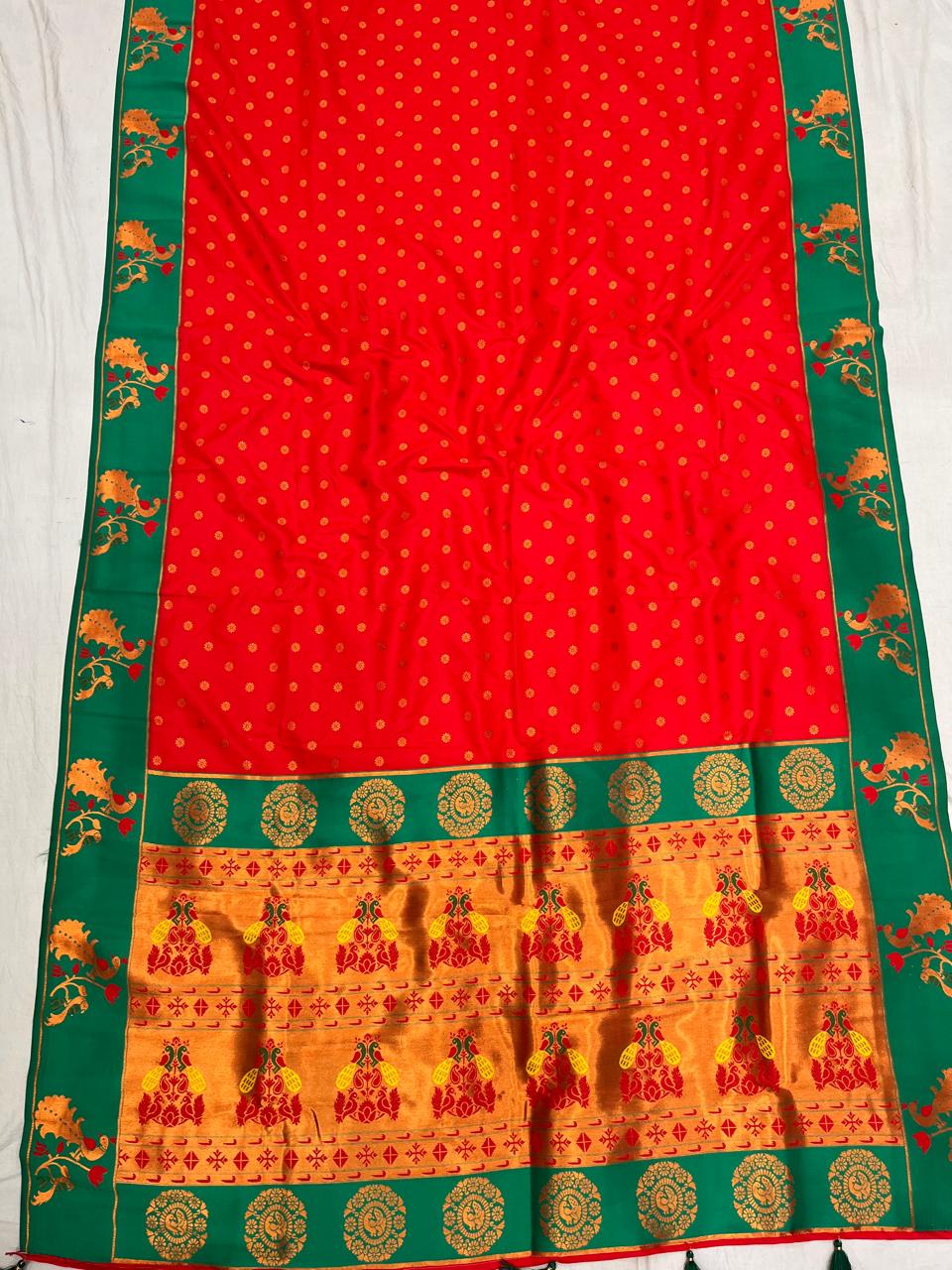 Peacock Border Paithani Saree