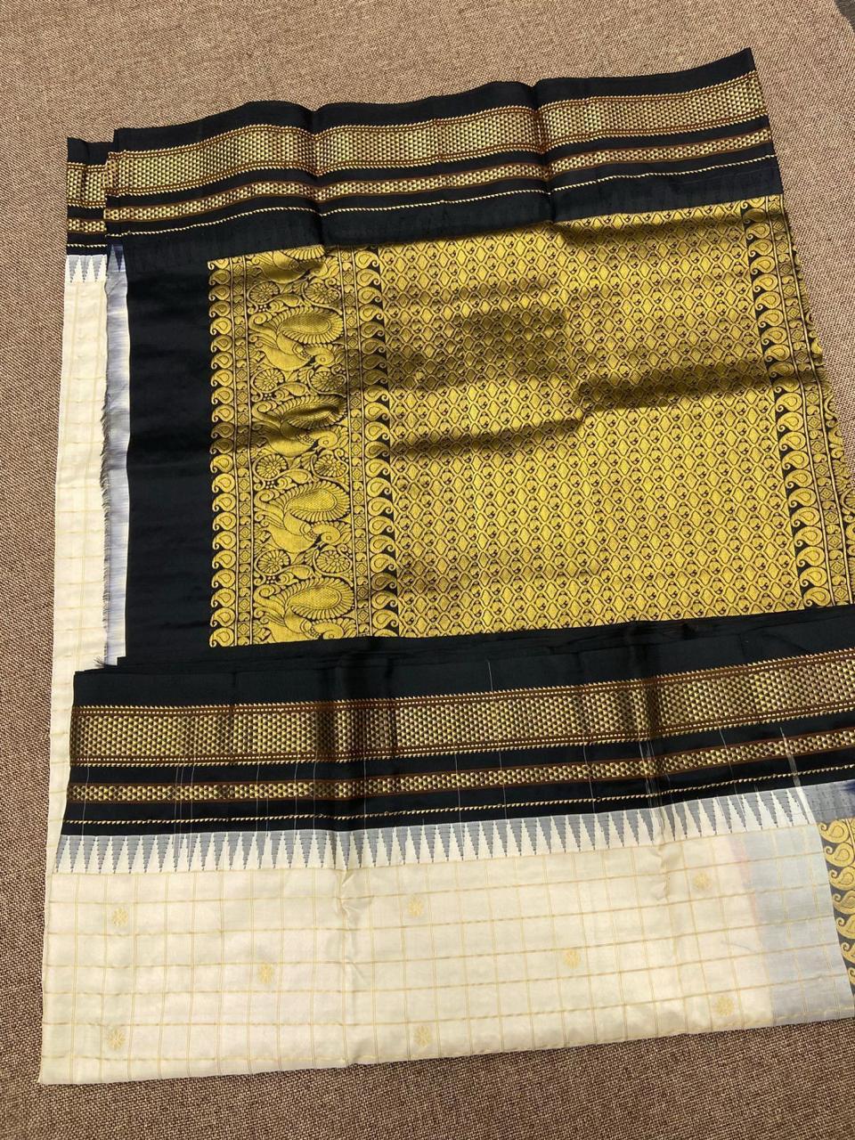 Pure Irkal Checks Saree