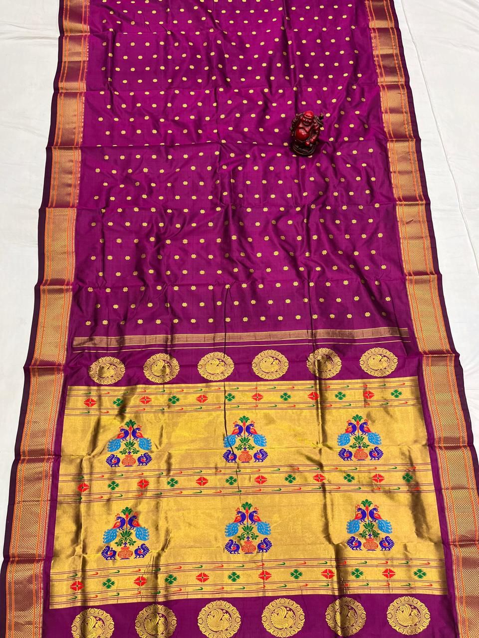 Kalanjali Pure Silk Paithani Saree