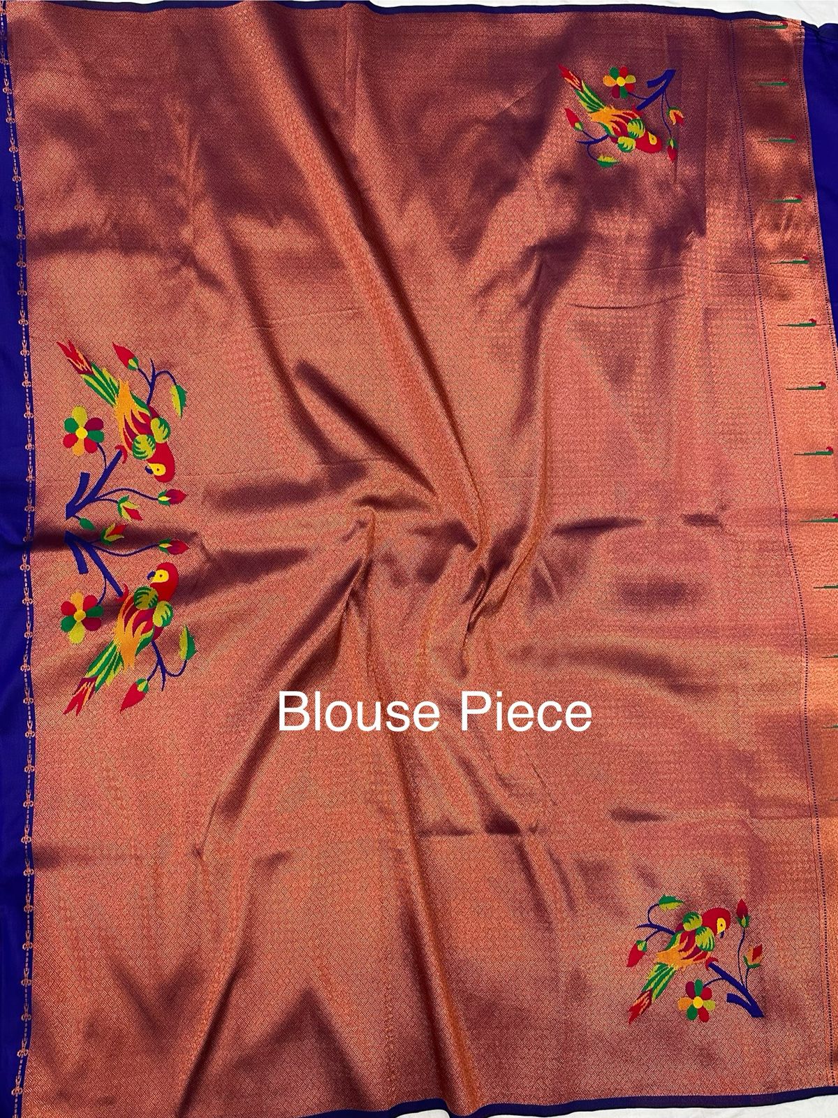 Lining Muniya Paithani Saree