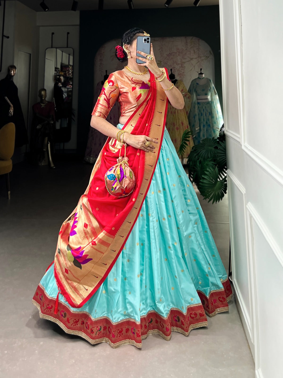 Paithani Lehanga Choli