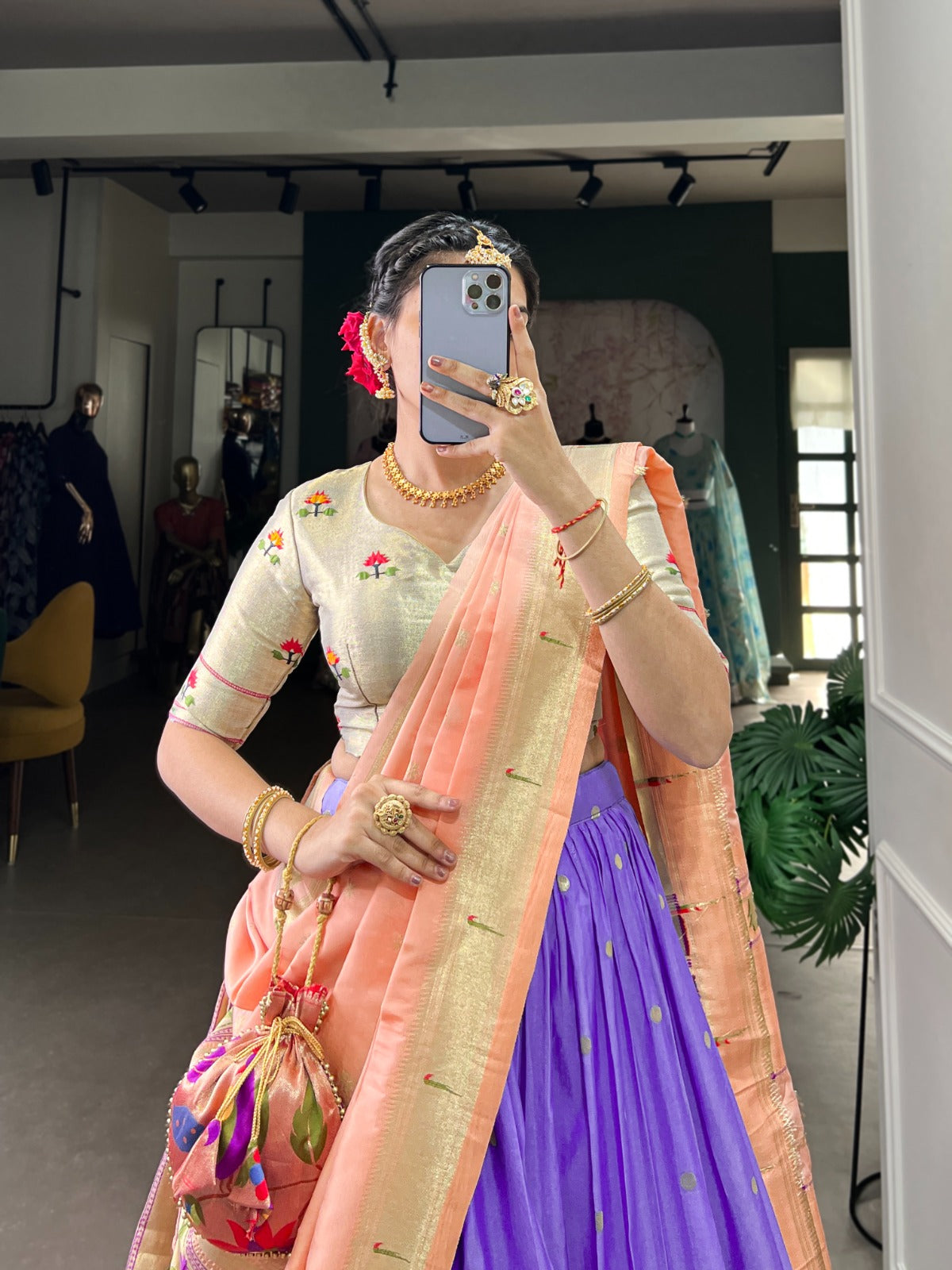 Paithani Lehanga Choli