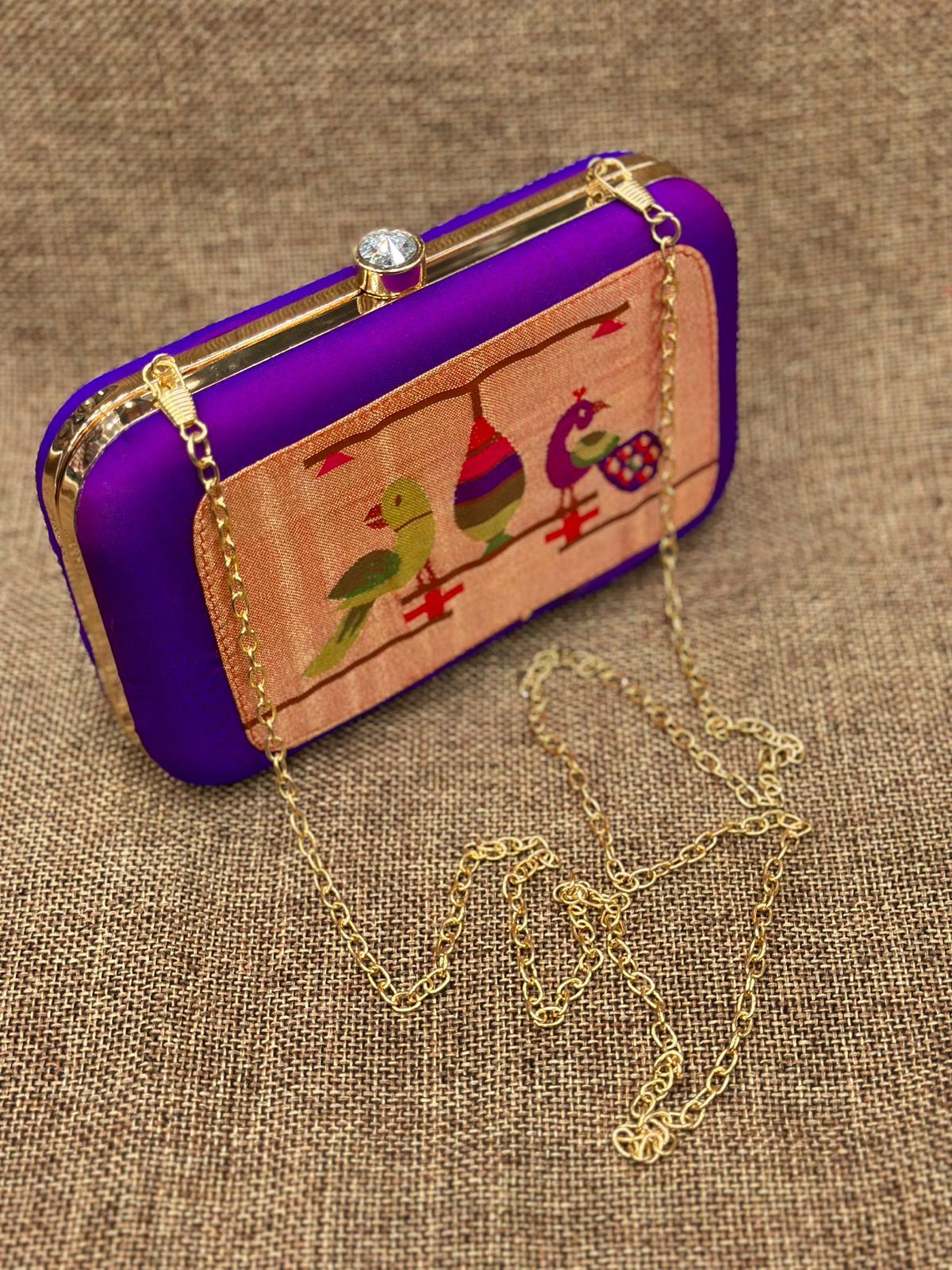 Paithani Clutch