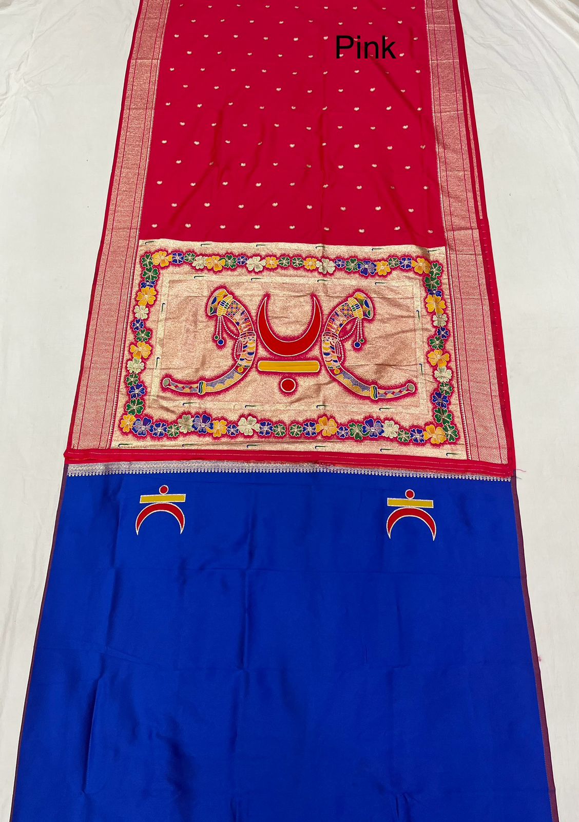Rajmata Jijau paithani Saree