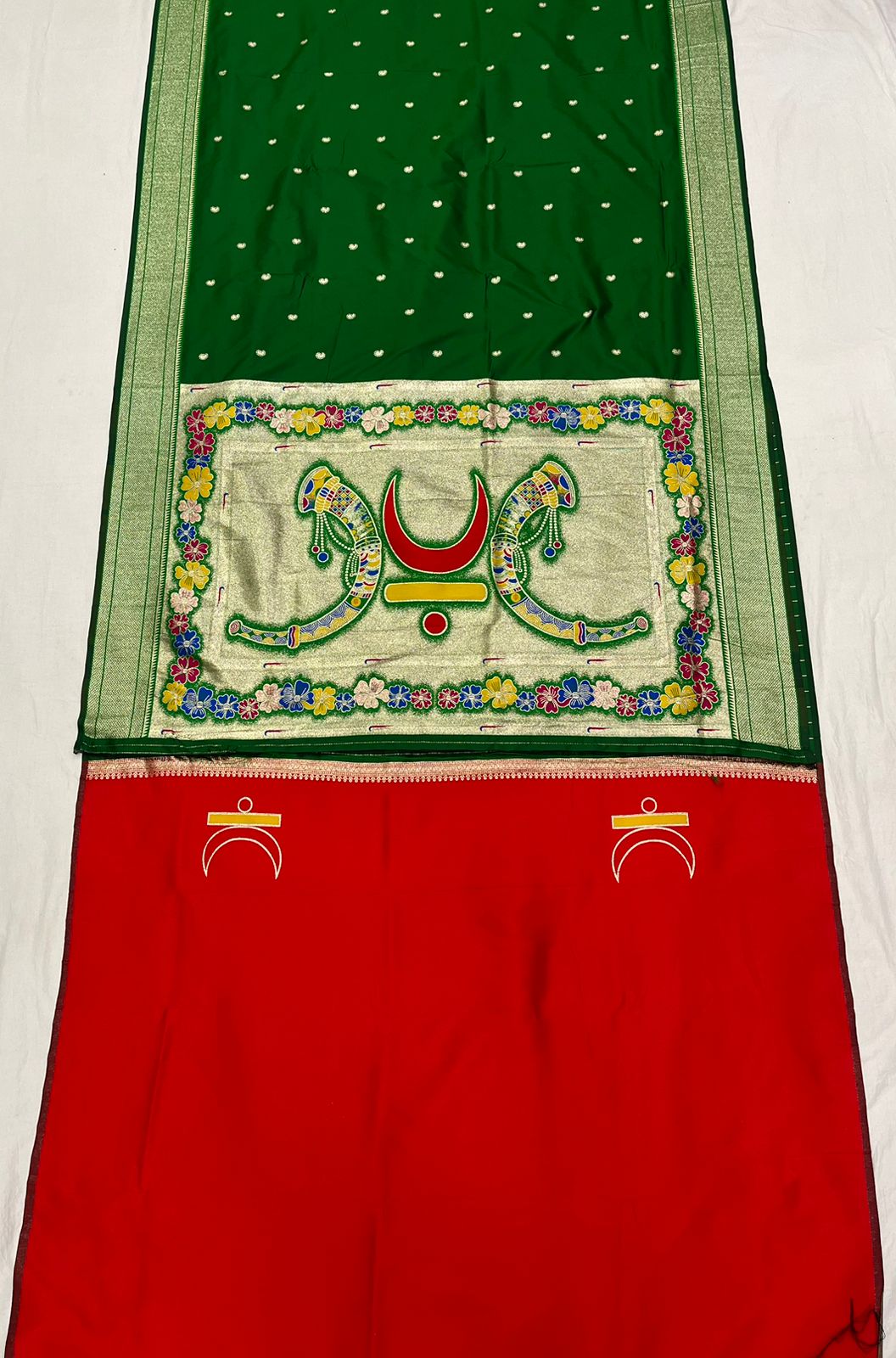 Rajmata Jijau paithani Saree