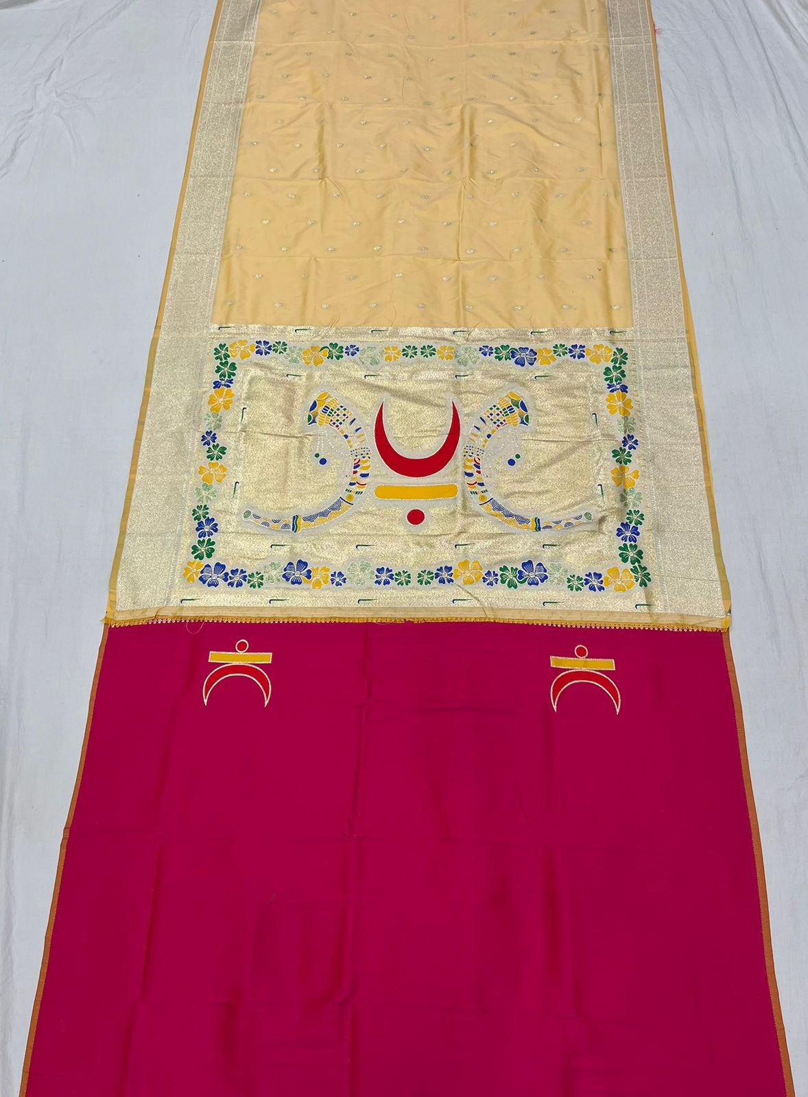 Rajmata Jijau paithani Saree