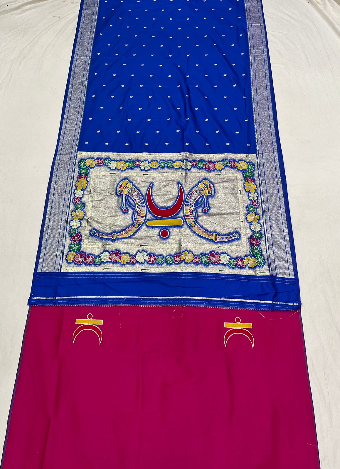 Rajmata Jijau paithani Saree