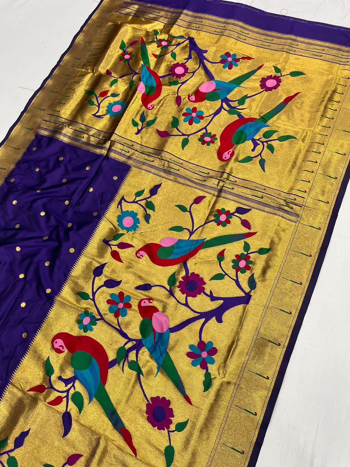 Half Allover Paithani